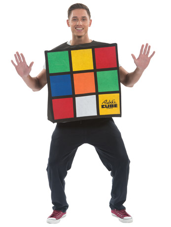 Adult Rubiks Cube Costume.
